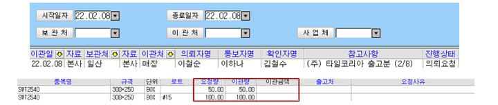 이관 업무 보관처 별 이관자료처리 방법 2